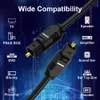 Прочный OD2.2 Digited Change Audio Optical Optic Viber Cable Toslink SPDIF CODS для DVD VCR CD-плеер Hi-Fi динамика