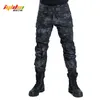 Pantaloni tattici militari Uomini Tuta mimetica Pantaloni cargo SWAT Army Airsoft Abbigliamento Hunter Campo da lavoro Pantaloni da combattimento 28-40 H1223