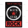 2022 Klasik Amerika Metal Resim Teneke İşaret Rock Müzik Ağır Demir İşaretleri Sanat Ev Dekoru MAN Cafe Pub Kulübü Bar Plak Markası S288Q