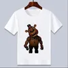Pięć nocy w Freddy FNAf T Shirt Children Cartoon Printed Tee Shirt Thirt For Boys Girls3071425