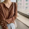 Women Sweater Long Sleeve Thin Knitted Cardigan Female O Neck Solid Casual Elegant Coat Office Lady Loose Vintage Tops 210519