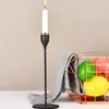 Candle Holders European Metal Candlestick Wedding Decoration Black Table Stand For Home Ornament