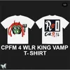 CPFM XYZ 4 WLR King Vamp Футболка Клоун Мультфильмы Мужчины Женщины CPFM. Футболка 100% хлопок высокого качества футболки 210420