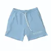 Running Shorts 2021 Half Jogging Pants Gym Men Bodybuilding Sports Wear Fitness Short Male Sportswear Cotton Blue Pink Plus Size