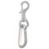 Keychains Gucy Iced Out Carabiner Key Chain Gold Silver Color Hip Hop CZ Men Gifts24226982011709를위한 Solid Solid Solid