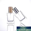 high quality glass perfume bottle atomizer perfume bottle transparent Spray cosmetic bottles crystal transparent square 30ml V1 Factory price expert design