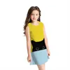 8-12 Yıl Toddler Kız Elbise Yaz 2020 Sevimli Kolsuz Karpuz Elbise Çocuklar Parti Giysileri Rahat Prenses Kostüm Q0716
