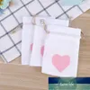 Envoltura de regalos 12pcs/set de lino amor patrón de inmersión almacenamiento de bolsa de dulces para celebración de bodas