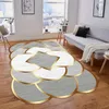 Carpets Living Room Carpet Irregular Cut Washable Sponge Non-Slip Pattern Multi-Color Trend Model Decoration