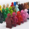 مجموعات ألعاب بناء minifig fidget أحادية اللون هدية للأطفال عبوة واحدة من 40 لونًا