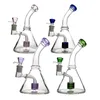 19-Zoll-einzigartige Wasserpfeifen-Becher-Glasbongs 14-mm-Innengewinde-Öl-Rig-Glasbongs Kondensatorspule Bauen Sie eine Bong-Dab-Rigs-Glas-Wasserleitung auf