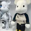 Bearbrick blind box building blocks violent bear sacai three generations tide brand ornaments cute hand-made dolls to give gifts28CM