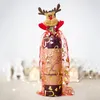 Dekoracje świąteczne Sheer Organza Wino Butelka Pokrywa Wrap Prezent Torby Biżuteria Wedding Party Decoration Dostaw Biżuteria Prezenty Pudełka