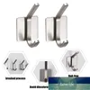 Stainless Steel Towel Hook Adhesive Robe Hats Keys Hanging Holder Family Kitchen Bathroom Wall Hooks Factory price expert design Quality Latest Style Original