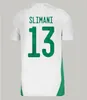 Algérie Soccer Jerseys National Uniforms 2021 2022 Version du joueur de ventilateur Jersey Jersey Bensbaini Bennacer Mahrez Atal Brahimi Benrahma Maillot de Algerien