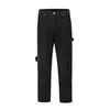 Pantaloni da lavoro con cerniera alla caviglia Salopette da uomo dritti streetwear pantaloni cargo larghi oversize pantaloni casual larghi308a