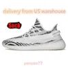 2021 Men running shoes USwarehouse fast delivery and distribution Kanye Bred Zebra Belgua 2.0 Women sport Sneakers Cream White tail light trainers With Box