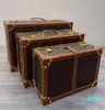 أفضل تصميم فاخر للرجال والنساء حقائب السفر صندوق تخزين حقيبة سفر ثلاثة أحجام صناعة يدوية