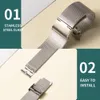 Milanese Loop Strap do Apple Watch Ultra 49mm Series 8 7 se 6 5 4 3 Pasek ze stali nierdzewnej Magnetyczna regulowana klamra z adapterem iwatch 41mm 45mm 40mm 44mm 38mm 42mm