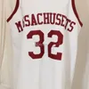 Nikivip Massachusetts UMass College #32 Julius Dr. J Erving Retro Classic Basketball Jersey Herren genähte Trikots mit individueller Nummer und Namen