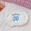 Cosméticos sacos Capas Coreano Ins Bear Dog Mulheres Saco Japonês Cute Lápis Caneta Maquiagem Bolsa Organizador Para Meninas Estudantes