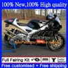 Wróżki + Pokrywa zbiornika dla Aprilia RS-250 RSV250 RSV 250 RS 250 RSV250RR 5NO.0 RS250 RR 98 99 00 01 02 03 RS250R 1998 1999 2000 2000 2001 2002 2003 ABS Bodys Kit Błyszczący Czerwony Czarny