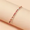 European and American Inlaid Zircon Bracelet Women's Personality Color Zircon Bracelet Adjustable Pull Bracelet G1026