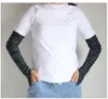 Cycling dazzling color reflective sleeve warmers Ladies sun protection Outdoor sports fashion knitting breathable luminous arm pro6965082