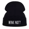 Marka neden olmasın? Nakış Kış Örme Kadın Skullies Beanies Erkekler Şapka Düz Renk Kış Kasketleri Şapka Kafa Aksesuarları Y21111