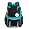 Outdoor Backpack Trendy Men's High Capacity Middle School Students Oxford Cloth Bag