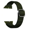 Nylon Strap Diamond Pattern Elastic Bands for Apple watch 1 2 3 4 5 6 7 SE with adapter connector 200pcs/lot