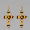 Go2boh Earrings Crosses For Women Jewellery Miyuki Cross Earring Women's Pendants Boho Jewelry Christian Pendientes Whole