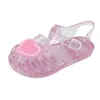 2021 Summer Kids Girls Sandali Clear Jelly Sandalo Sandalo Slidel Pantofole per il tempo libero per bambini Scarpe sportive Princess Style Style Sport Sport Shoe Shoe Rain Boots H41RL4J