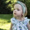 Kinderen boog hoofdband sets schattige baby meisjes verjaardag vakantie 100 dagen foto shoot haar accessoire hoofddeksel zuigeling peuter katoen ademend hoofd accessoire D138