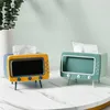 Bo￮tes de soie Napkins Retro Creative Mobile Phone Stand Tipkin Tipkin TV Box Rangement Dinage Dinage Home Living Decoration Ornements