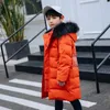 Cappotto Giacche invernali per ragazzi Vestiti caldi per bambini Tuta da neve Capispalla Cappotti Abbigliamento per bambini Giacca con cappuccio in pelliccia per bambini Parka infantile