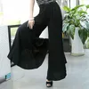 Floral Wide Leg Pants Femmes Vêtements Vintage Pantalon Imprimer Harem Flare Taille Haute Lâche Piste Casual 2019 Été Plus La Taille Q0801