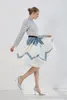 Höst och vinter Självporträtt Klänning Kvinnors Designer Runway Elegant Broderi Hollow Lace Patchwork Plissed 210520