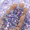 XULIN Resin Bedazzler Cristal Strass Transparent Jelly Purple Ab Non fix Round Para Nail Art Decoration334H