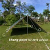 3x3m 3x4m Soleil Soleil avec 6 piquets et 6 cordes étanche Car ombront de voiture Sunshade Jardin Garden Parapluie Tour de camping Tente Camping Tarp Y0706