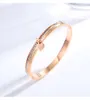 Boguła moda miłosna Letk Diamond Titanium Steel 18K Rose Gold Women039S Bransoletka Jewelry4214523