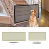 Kennels & Pens Ingenious Mesh Dog Fence For Indoor Outdoor Tall Pet Gate Retractable Safety Guard Foldable Toddler Stair Isolation