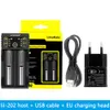 LiitoKala Lii-100B Lii-100 lii-202 Lii-402 18650 Battery Charger For 26650 16340 RCR123 14500 LiFePO4 1.2V Ni-MH Ni-Cd smart Lii-U1 5V 2A