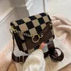 2022 New Womens Shoulder Bag Checkerboard Fashion Cross body Bag Hot Ladies Purse Handbag