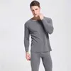 Men Thermal Underwear Long Johns Men Autumn Winter Tops+Pants 2 piece Set Keep Warm Thick Plus Size L-2XL Termica Homem 211108