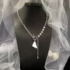 Chains Necklaces Luxury Triangle P Designer Jewelry diamond necklace men gift fashion for women necklace inverted D218314HL