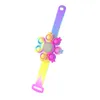 Fidget Speelgoed Duw Bubble Armband en Roteren Glowing Sensory Decompressie Speelgoed Verlicht Stress voor Kinderen Volwassen Squeeze Snuble 24.5 * 8 * 1,5 cm DHL