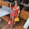 Ethnic Clothing African Long Dresses For Women Africa Design Bazin Sleeve Pleated Dashiki Maxi Dress257r