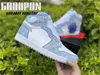 2021 Authentic 1 High OG Hyper Royal Trophy Room 1S Scarpe Light Smoke Grey White Uomo Donna Sneakers sportive all'aperto con scatola