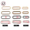 20 stks / partij zilvergoud brons 20mm 25mm 30mm verbinding ovale ring legering metalen schoenen tassen kledingstuk gespen DIY accessoire naaien